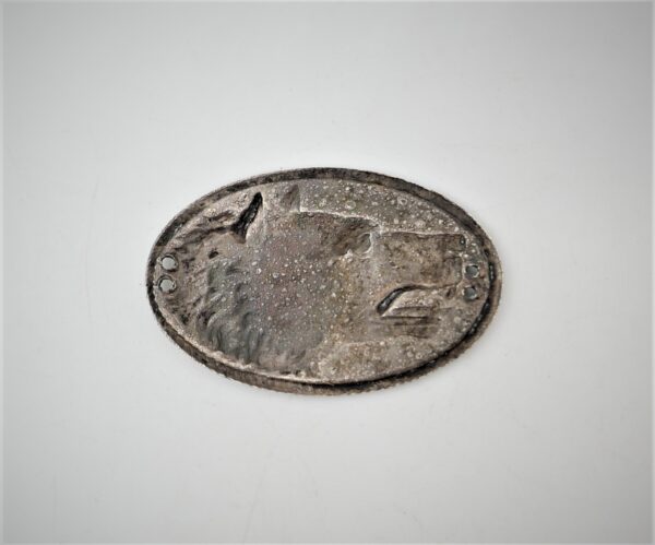 Abzeichen für den Kragen - Freikorps Wolf - Kragenabzeichen - Plakette - Sehr Selten – Bild 3