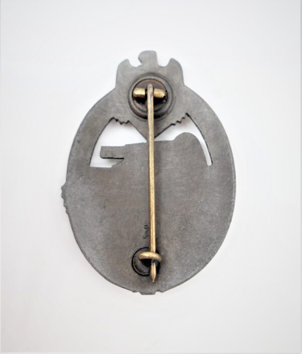 Panzerkampfabzeichen in Bronze - Hersteller HA (Hermann Aurich, Dresden) - PKA – Bild 2