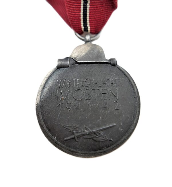 Medaille Winterschlacht im Osten 1941/42 – Hersteller 15 (Hersteller Friedrich Orth, Wien) - WIO – Bild 3