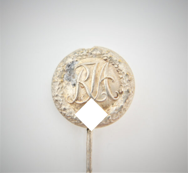 16 mm Abzeichen RJA (Reichsjugendsport) - Silber - Bodenfund - Hersteller Wernstein, Jena