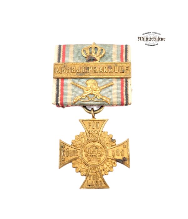 Bayern - Regimentskreuz - Königlich bayrisches 12. I. R. (Infanterie-Regiment) PR. (PRINZ) ARNULF