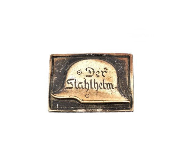 Stahlhelmbund - Metallstück für einen Bierzipfel - Hersteller DWS - Der Stahlhelm - Auflage