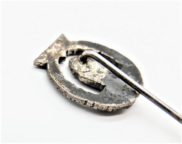16 mm Miniatur zum Minensucher (Kriegsabzeichen für Minensuch-, U-Boots-, Jagd- und Sicherungsverbände) – Bild 3