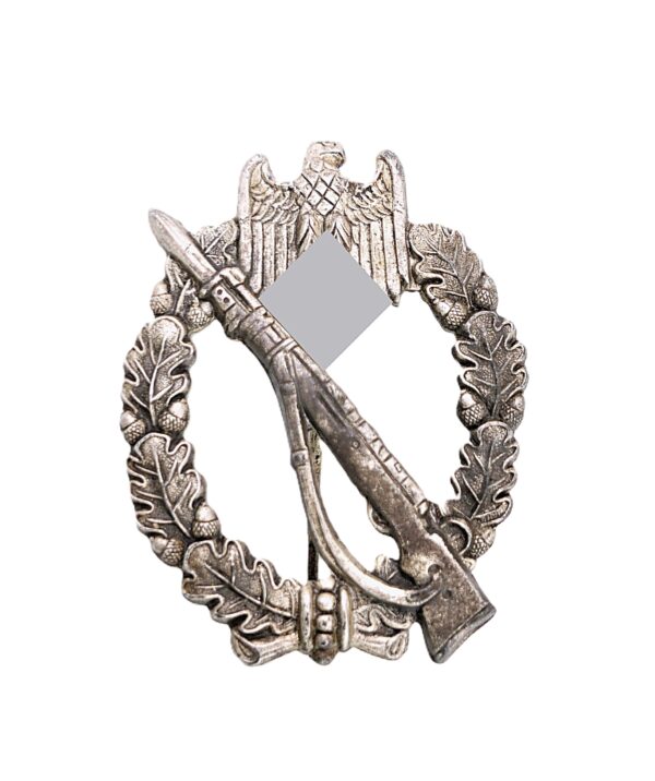 Infanterie Sturmabzeichen Silber – Hersteller W. H. (Wilhelm Hobacher, Wien) - ISA