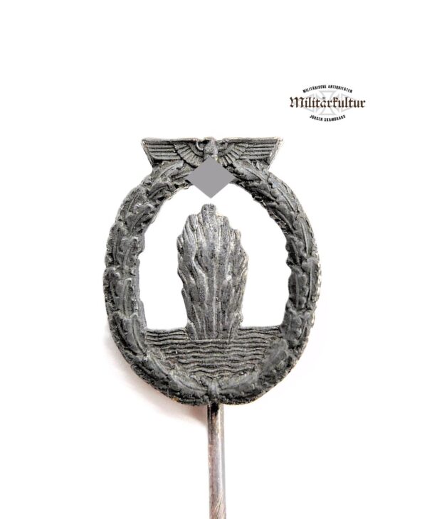 16 mm Miniatur zum Minensucher (Kriegsabzeichen für Minensuch-, U-Boots-, Jagd- und Sicherungsverbände)