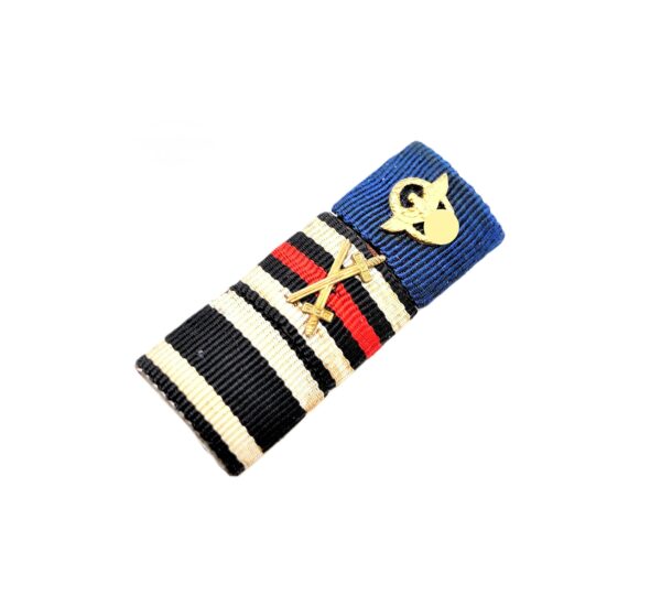 Feldspange - Eisernes Kreuz 2. Klasse 1914 - FEK - Dienstauszeichnung Polizei für 25 Jahre mit Adler Auflage - Bandspange