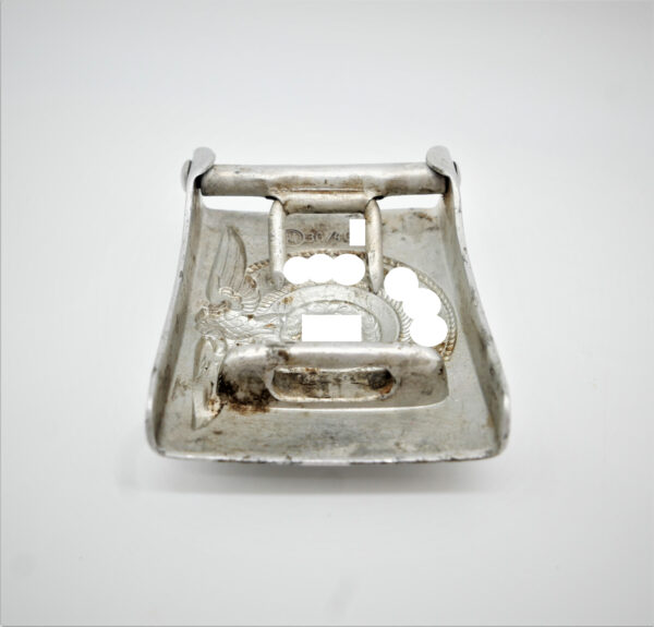 Aluminium Koppelschloss der Waffen SS - Für Mannschaften - Hersteller RZM 36/40 SS (Overhoff & Cie, Lüdenscheid) – Bild 4