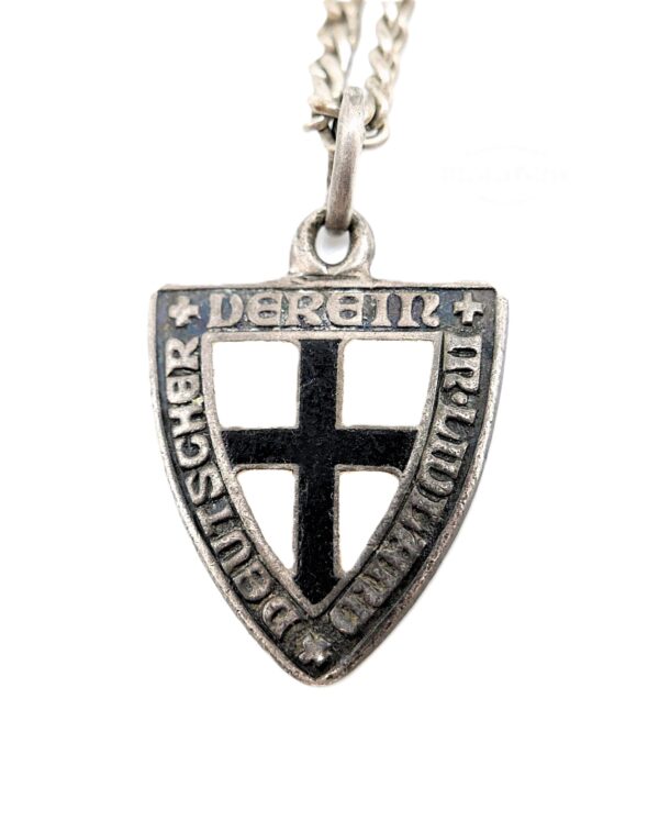 Abzeichen - Mitgliedsabzeichen - Deutscher Verein in Livland - Anhänger mit Kette