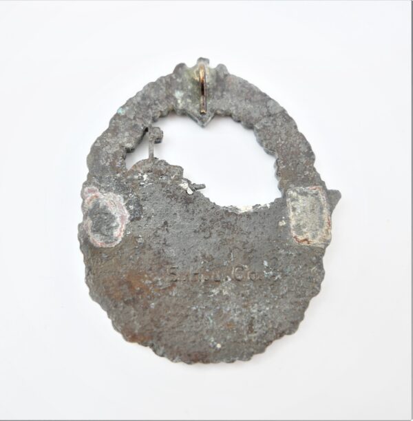 Zerstörer Kriegsabzeichen – Hersteller S.H.u.Co (Sohni, Heubach & Co., Oberstein) - Bodenfund – Bild 2