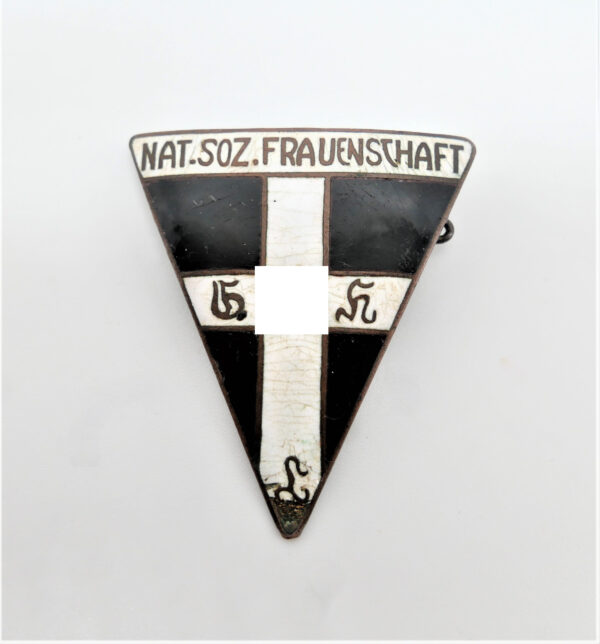 Mitgliedsabzeichen Nat. Soz. (National Sozialistischen) Frauenschaft - Große Ausführung - GES.GESCH.