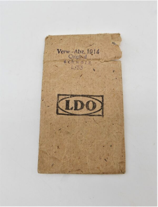Verwundetenabzeichen Schwarz 1914 - Mit der LDO Verleihungstüte - Hersteller L/53 (Hymmen & Co, Lüdenscheid) – Bild 6