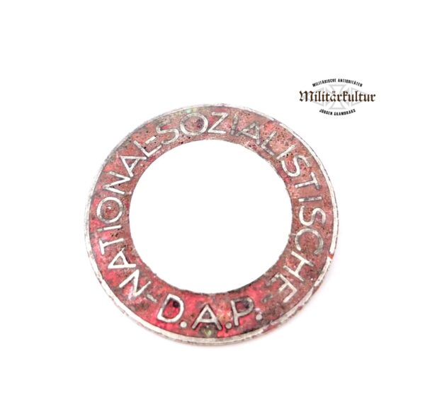 Mitgliedsabzeichen der NSDAP – Parteiabzeichen - Hersteller M1/34 (Karl Wurster, Markneukirchen) - Bodenfund