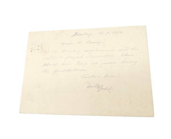 Postkarte – Ansichtskarte – Reichsparteitag (RPT) Nürnberg 1934 – Bild 3