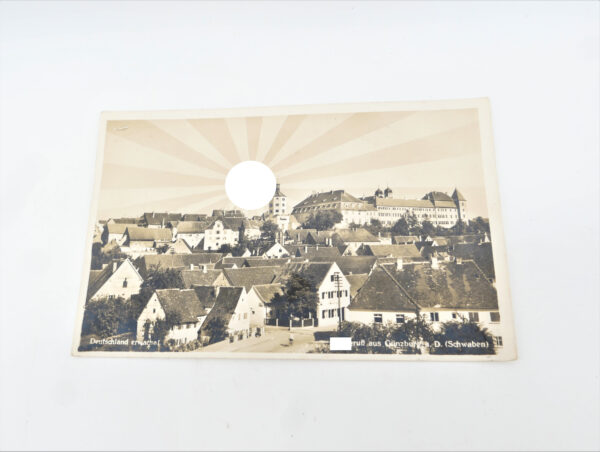 Postkarte - Ansichtskarte - Deutschland erwache - Gruß aus Günzburg a. D. (Schwaben) – Bild 2