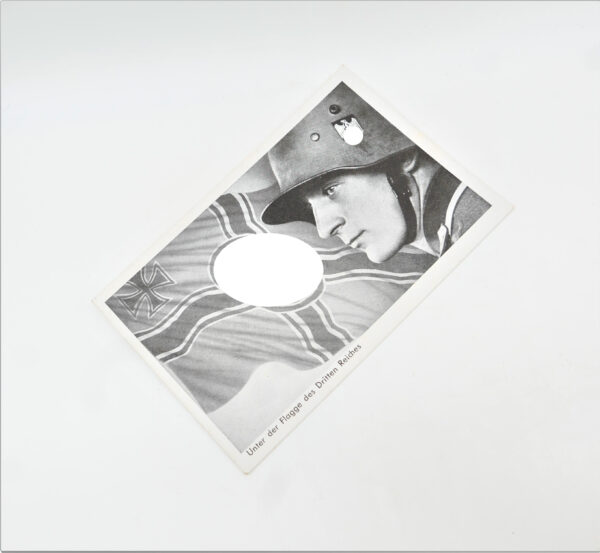 Postkarte - Unter der Flagge des dritten Reiches