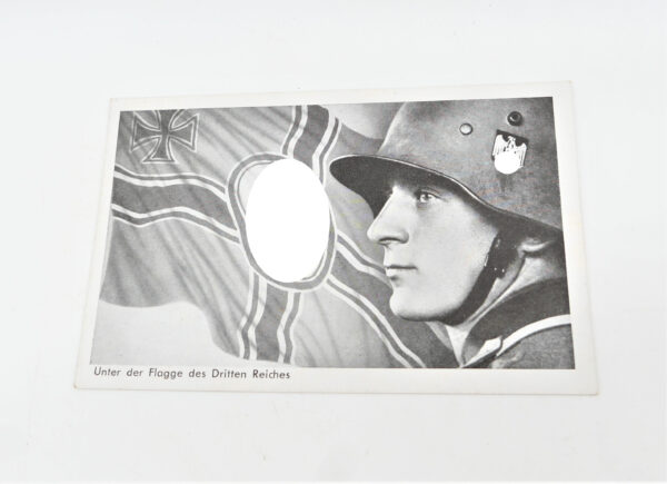Postkarte - Unter der Flagge des dritten Reiches – Bild 2
