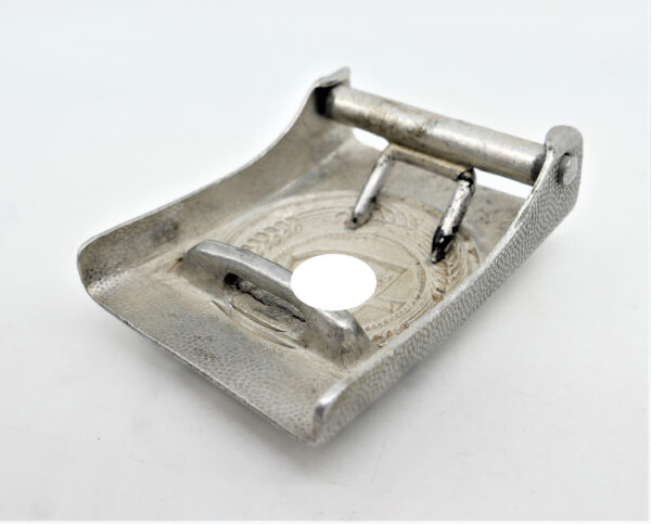 RAD (Reichsarbeitsdienst) Koppelschloss – Aluminium – Hersteller HA (Hermann Aurich, Dresden) – Bild 4