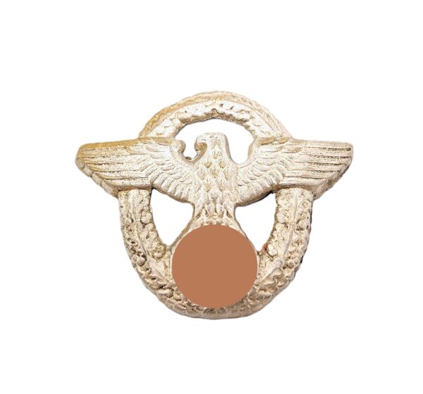 Polizei Mützenadler für die Schirmmütze – 2. Modell - Für Mannschaften - Schirmmützenadler – Adler - Buntmetall