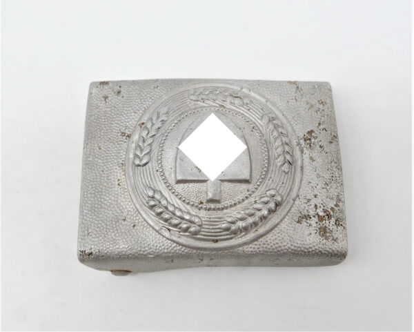 RAD (Reichsarbeitsdienst) Koppelschloss – Aluminium – Hersteller R. S. & S. (Rudolf Sieper & Sohn, Lüdenscheid) – Bild 2