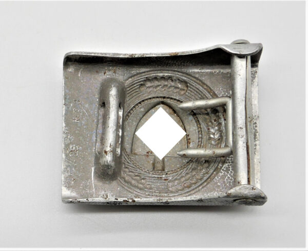 RAD (Reichsarbeitsdienst) Koppelschloss – Aluminium – Hersteller B & N (Berg & Nolte, Lüdenscheid) – Bild 3
