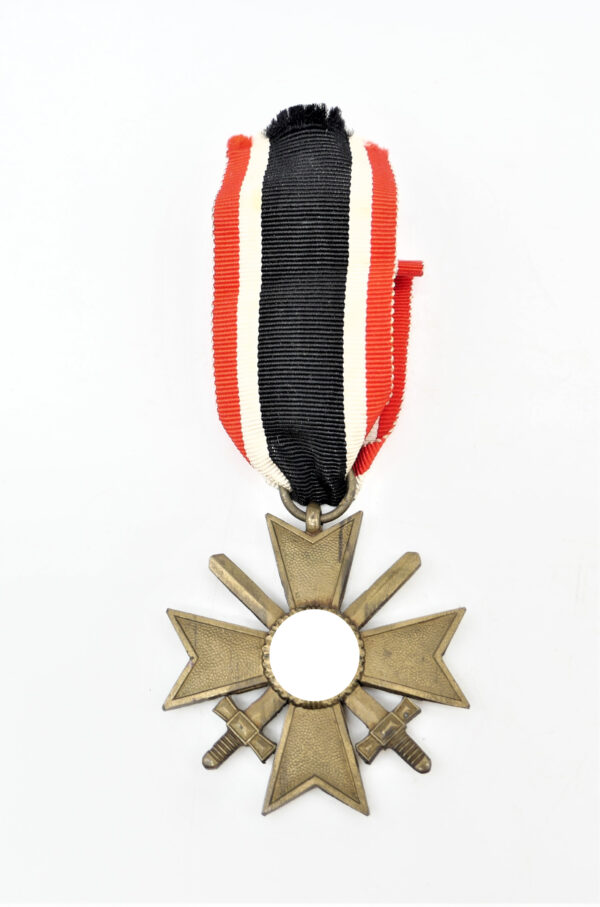 Kriegsverdienstkreuz 2. Klasse mit Schwerter - Mit verschlagener Punze - KVK – Bild 2
