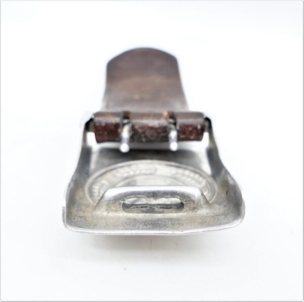 RAD (Reichsarbeitsdienst) Koppelschloss – Aluminium – Hersteller B & N 36 (Berg & Nolte, Lüdenscheid) - An Lederwiderhalt – Bild 4