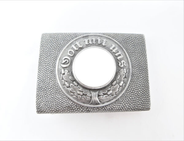 Koppelschloss der Polizei – Für Mannschaften – Aluminium – Hersteller JMO (Julius Maurer, Oberstein) – Bild 2