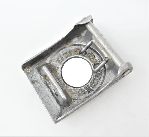 Koppelschloss der Polizei – Für Mannschaften – Aluminium – Hersteller JMO (Julius Maurer, Oberstein) – Bild 3