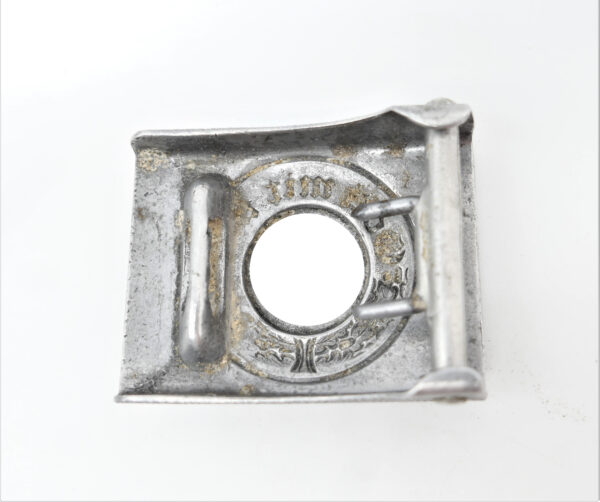Koppelschloss der Polizei – Für Mannschaften – Aluminium – Hersteller JMO (Julius Maurer, Oberstein) – Bild 4