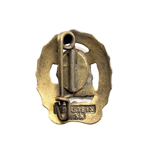 17 mm Miniatur zum DRL Sportabzeichen Bronze - Hersteller Wernstein, Jena – Bild 2