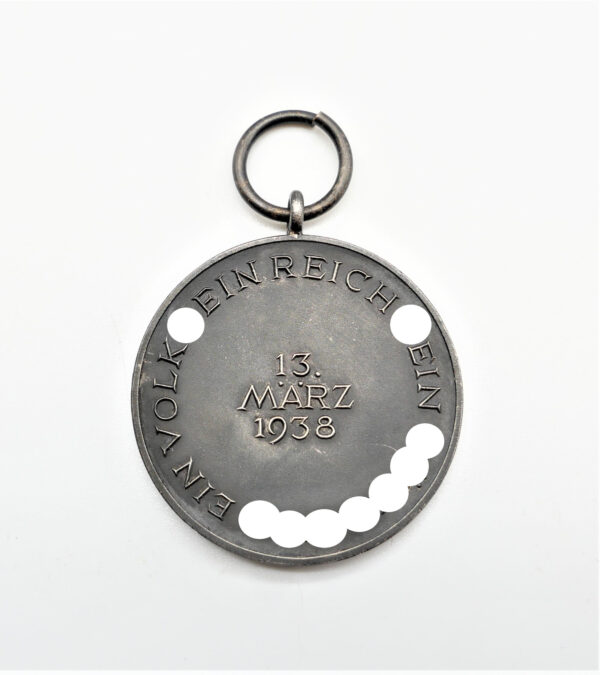 Anschlußmedaille Österreich – Medaille zur Erinnerung an den 13. März 1938 - Mit dem Verleihungsetui – Bild 3