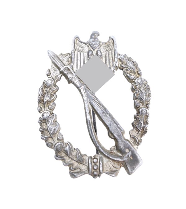 Infanterie Sturmabzeichen Silber – Hersteller Ernst L. Müller, Pforzheim - ISA