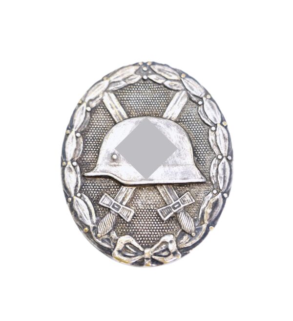Verwundetenabzeichen Silber – Hersteller 30 (Hauptmünzamt Wien) – Buntmetall - VWA