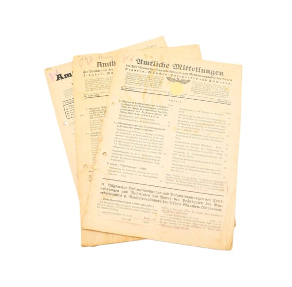 Amtliche Mitteilungen der Präsidenten der Gauarbeitsämter - Franken, München Oberbayern und Schwaben 1944