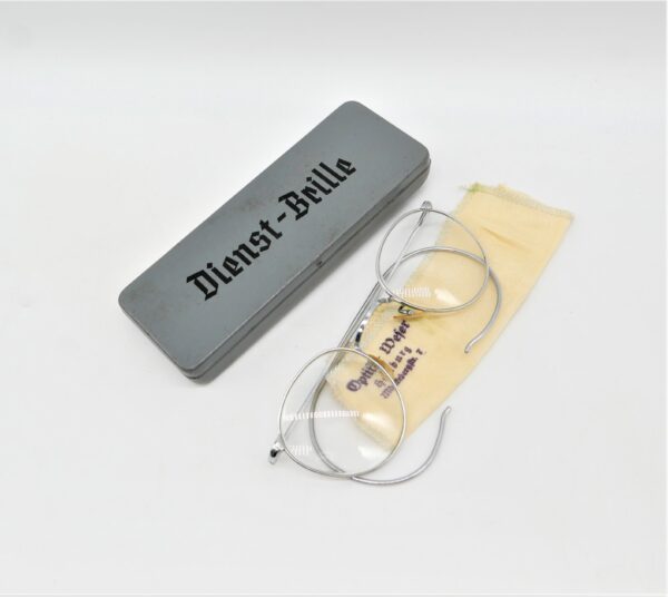 Dienstbrille - Brille - Im Etui mit Putztuch - Heer - Wehrmacht