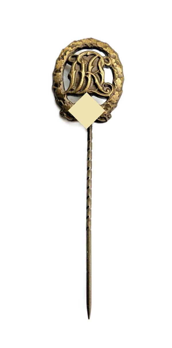 17 mm Miniatur zum DRL Sportabzeichen Bronze – Hersteller ST & L. (Steinhauer & Lück, Lüdenscheid) – Bild 2
