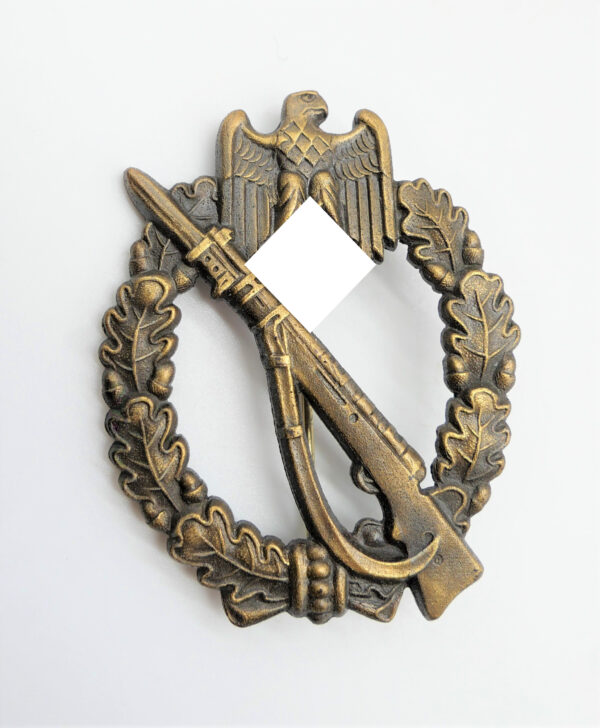 Infanterie Sturmabzeichen Bronze - Hersteller JFS (Josef Feix & Söhne, Gablonz) - Ungetragener Bestzustand – Bild 2