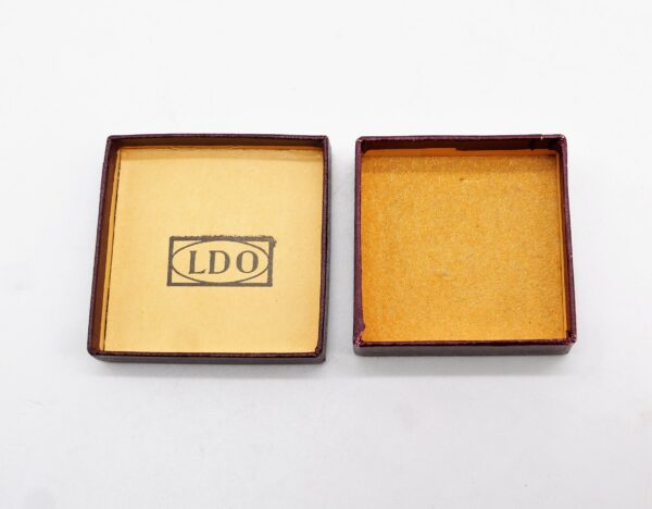 Miniatur zum Mutterkreuz Gold - Im LDO Etui – Hersteller L/60 (Gustav Brehmer, Markneukirchen) – Bild 4