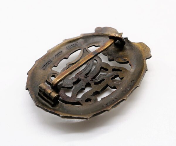 DRL Sportabzeichen Bronze – Hersteller Wernstein, Jena – D.R.G.M. 35269 – Bild 4