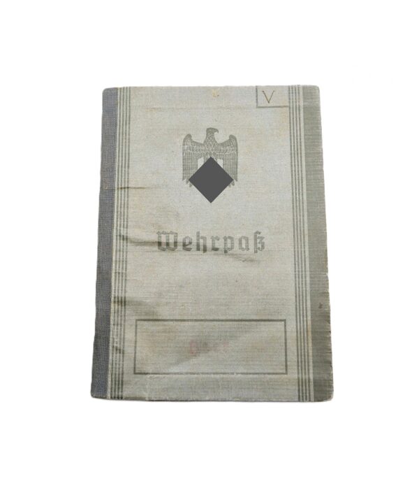 Wehrpass - Heer - Feldgendarmerie - Maschinengewehr - Bataillion 4
