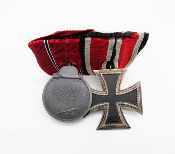Kleine Ordensspange – Eisernes Kreuz 2. Klasse 1939 – Medaille zur Winterschlacht im Osten - EK II - WIO – Bild 4