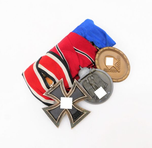 Ordensspange – Eisernes Kreuz 2. Klasse 1939 – Medaille zur Winterschlacht im Osten – RAD Dienstauszeichnung für Männer 4. Stufe