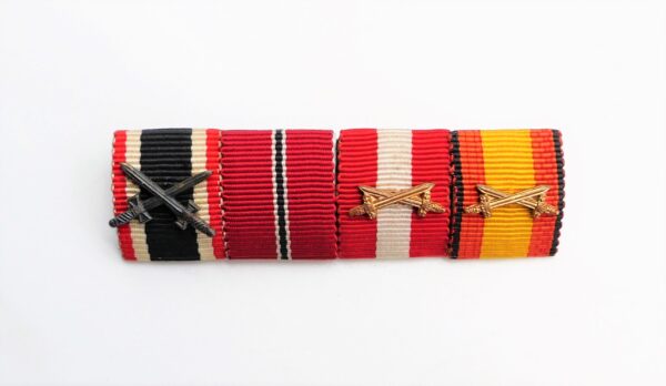 Feldspange eines Legion Condor Angehörigen - KVK - Winterschlacht - Cruz de Rocha - Erinnerungsmedaille an den Bürgerkrieg 1936-39 – Bild 2