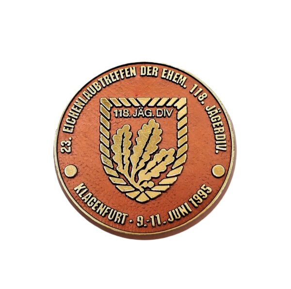 Abzeichen - 23. Eichenlaubtreffen der ehemaligen 118. Jäger Division - Klagenfurt, 09.-11. Juni 1995