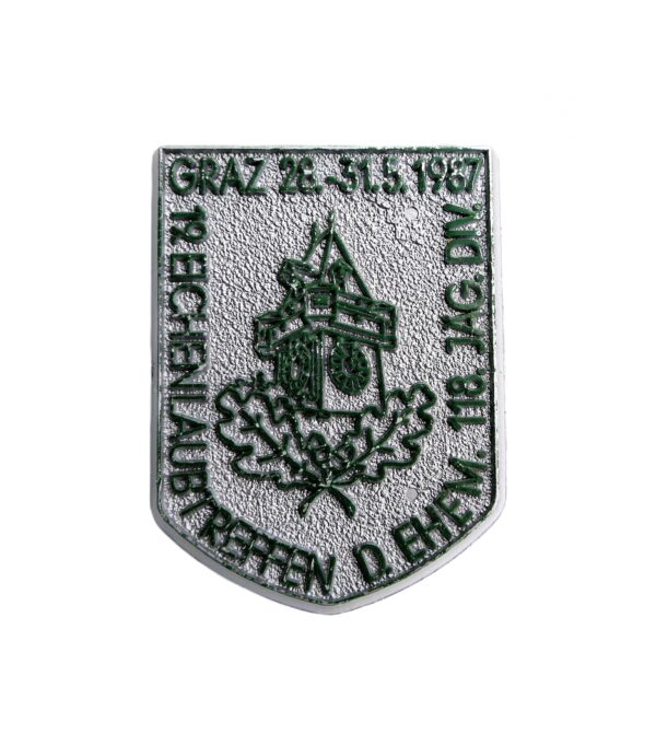 Abzeichen – 19. Eichenlaubtreffen der ehemaligen 118. Jäger Division - Graz, 28.-31. 05. 1987