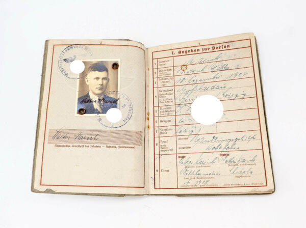 Wehrpass - Wehrmachts-Führerschein - Eines Unteroffiziers der 4. Komp. Kw. Tr. Regt. 605 - Umfangreicher Gefechtskalender – Bild 5