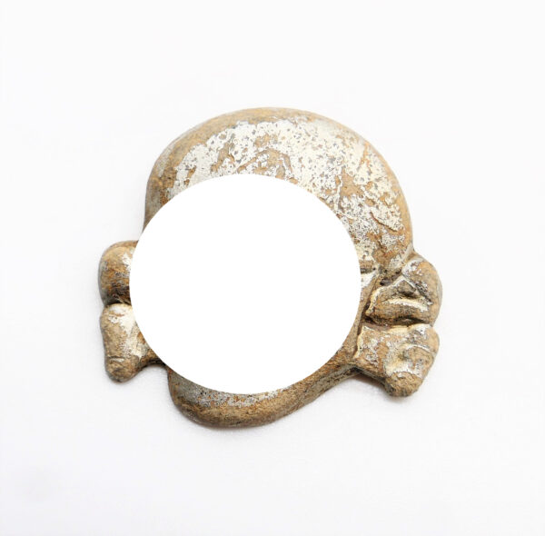 Totenkopf für die Schirmmütze der SS – Zink – Belgische Fertigung – Skull - Selten