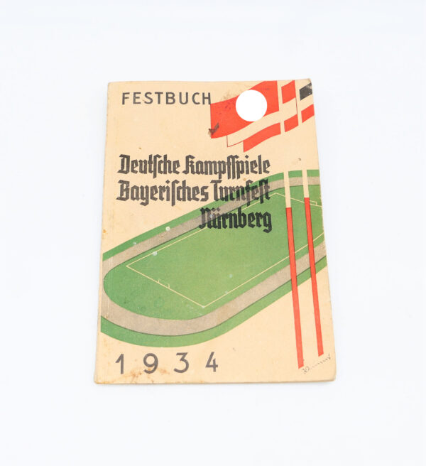 Festbuch - Buch - Deutsche Kampfspiele - Bayerisches Turnfest Nürnberg 1934