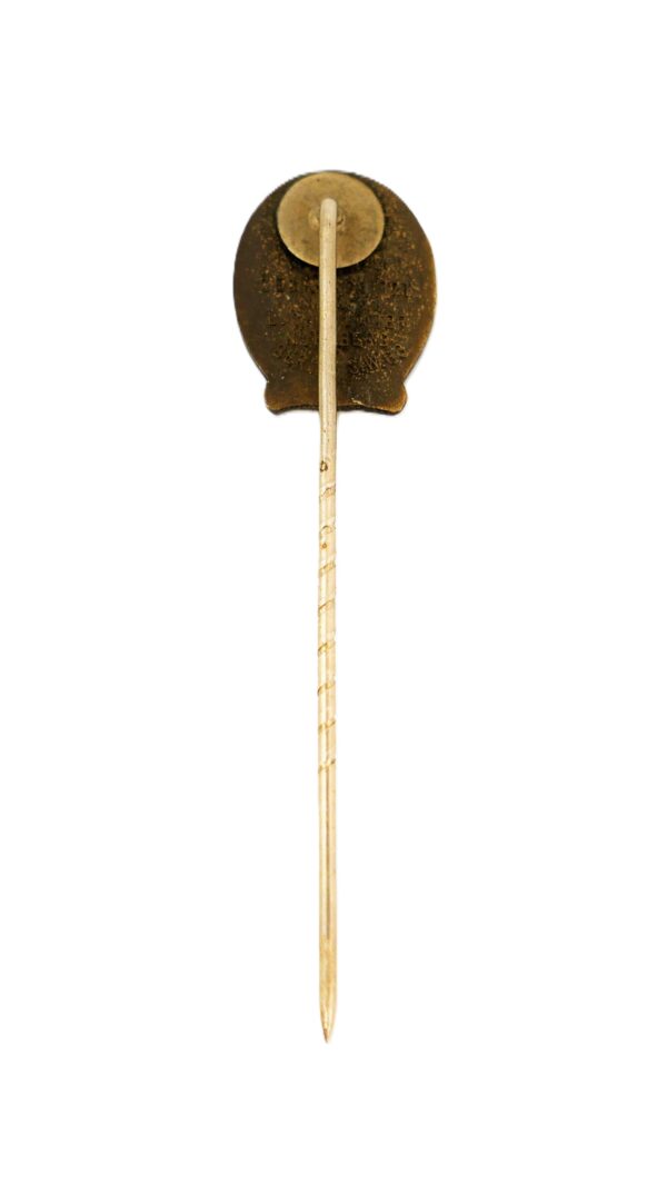 19 mm Miniatur DRA Sportabzeichen Bronze - Hersteller L. CHR. LAUER NÜRNBERG - BERLIN S.W. 68 – Bild 3