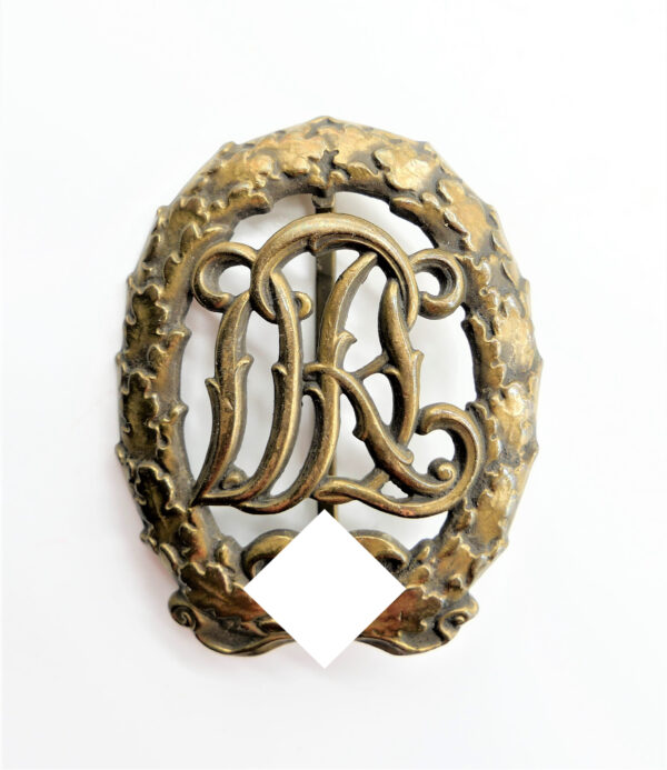 DRL Sportabzeichen Bronze – Hersteller Wernstein, Jena – D.R.G.M. 35269